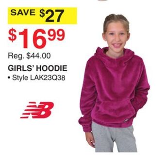 Dunham's Sports Nb girls' hoodie offer
