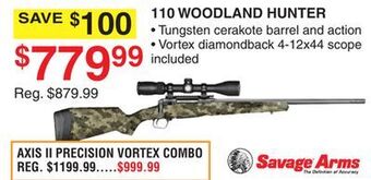 Dunham's Sports Savage arms 110 woodland hunter offer