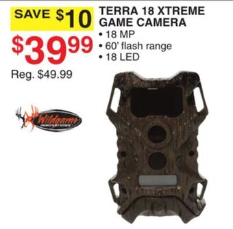 Dunham's Sports Wildgame terra 18 xtreme game camera offer