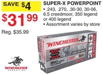 Dunham's Sports Winchester super-x powerpoint offer