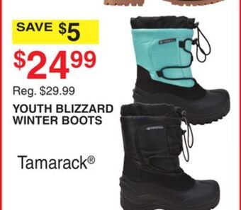 Dunham's Sports Tamarack youth blizzard winter boots offer