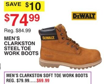 Dunham's Sports Dewalt men's clarkston steel toe work boots offer
