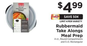 ShopRite Take alongs meal prep offer