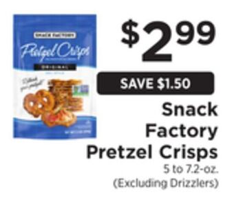 ShopRite Pretzel crisps offer