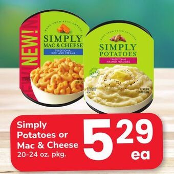 ACME Simply potatoes or mac & cheese offer