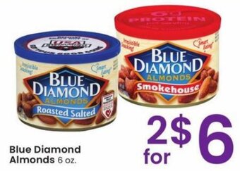 Albertsons Blue Diamond Almonds 6 oz. offer