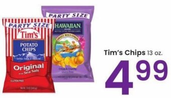 Albertsons Tim's Chips 13 oz. offer