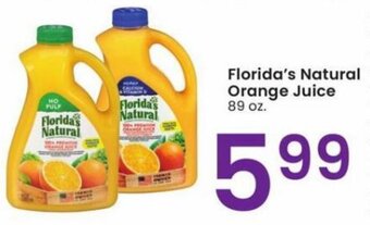 Albertsons Florida's Natural Orange Juice 89 oz. offer