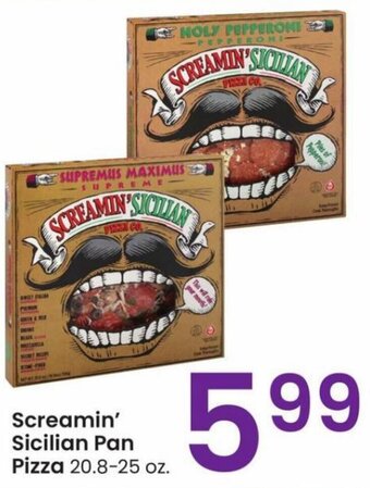 Albertsons Screamin' Sicilian Pan Pizza 20.8-25 oz. offer