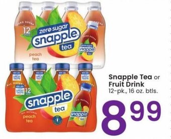 Albertsons Snapple Tea or Fruit Drink offer