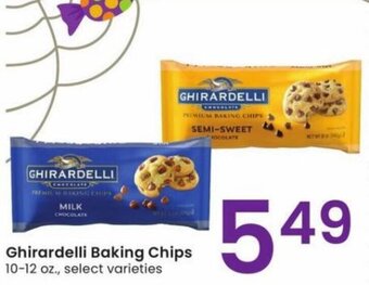 Albertsons Ghirardelli Baking Chips offer