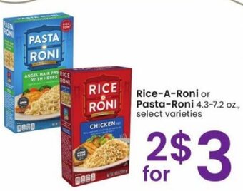 Albertsons Rice-A-Roni or Pasta-Roni offer