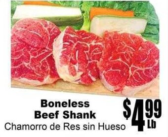 Rancho Markets Boneless Beef Shank offer