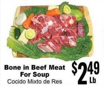 Rancho Markets Bone in Beef Meat For Soup offer