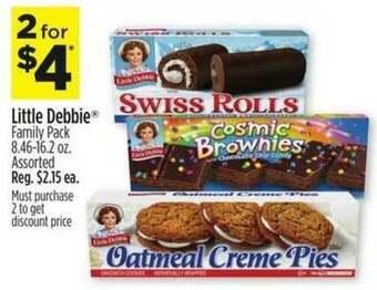 Dollar General Little Debbie Family Pack offer