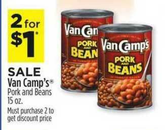 Dollar General Van Camp's Pork And Beans offer