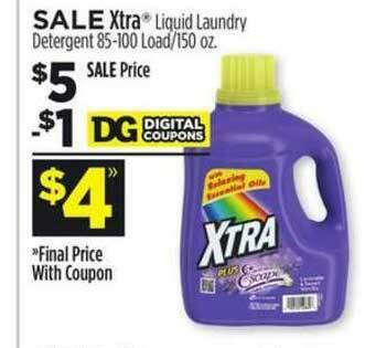Dollar General Xtra Liquid Laundry Detergent offer