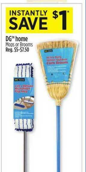 Dollar General Dg Home Mops Or Brooms offer
