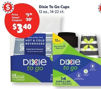 Family Dollar Dixie to go cups offer