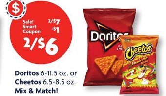 Family Dollar Doritos 6-11.5 oz. or cheetos 6.5-8.5 oz offer