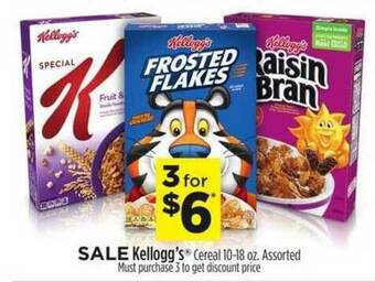 Dollar General Kellogg's Cereal offer