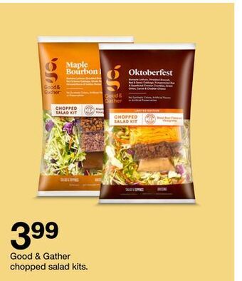 Target Good & gather chopped salad kits offer