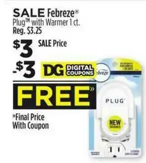 Dollar General Febreze Plug With Warmer 1 Ct. offer