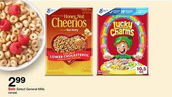 Target Select general mills cereal offer