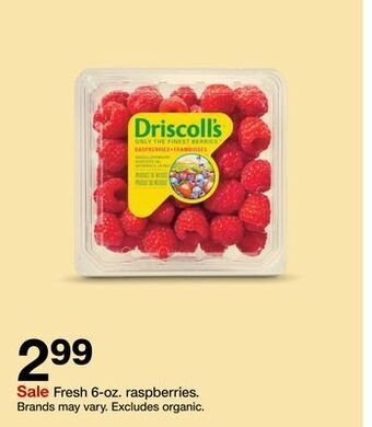 Target Fresh 6-oz. raspberries offer