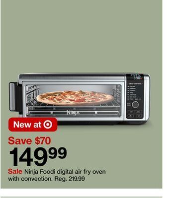 Target Ninja foodi digital air fry oven with convection offer