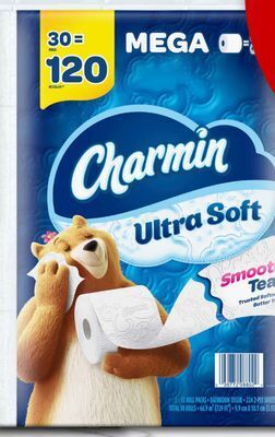 Target Charmin 30-pk. mega roll bath tissue offer