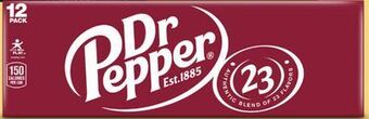 Target Dr pepper and more 12 pk. soda offer