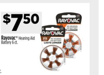 Dollar General Rayovac hearing aid battery offer