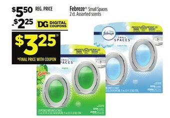 Dollar General Febreze small spaces offer