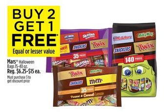 Dollar General Mars halloween bags offer