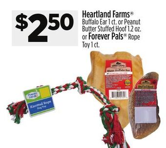 Dollar General Heartland farms or forever pals offer