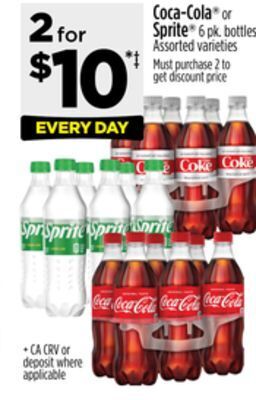 Dollar General Coca-cola or sprite offer
