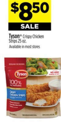 Dollar General Tyson crispy chicken strips offer