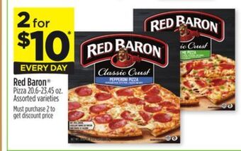 Dollar General Red baron pizza offer
