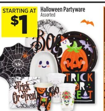 Dollar General Halloween partyware offer