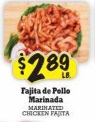 La Michoacana Fajita de Pollo Marinada offer