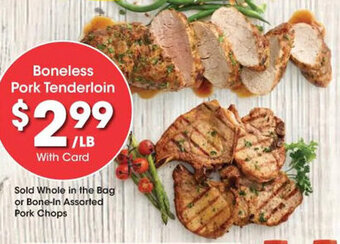 Kroger Boneless Pork Tenderloin offer