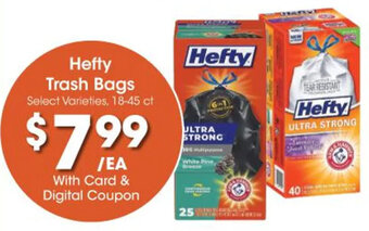 Kroger Hefty Trash Bags offer