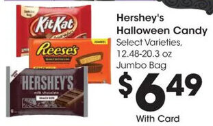 Kroger Hershey's Halloween Candy offer