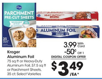Kroger Kroger Aluminum Foil offer