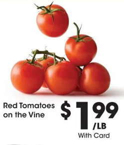 Kroger Red Tomatoes on the Vine offer