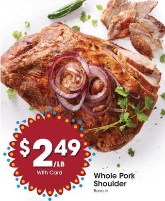 Kroger Whole Pork Shoulder offer