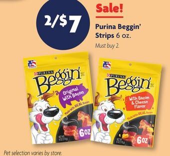 Family Dollar Purina beggin' strips offer
