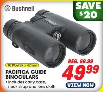 Big 5 Bushnell pacifica guide 10x42mm binoculars offer