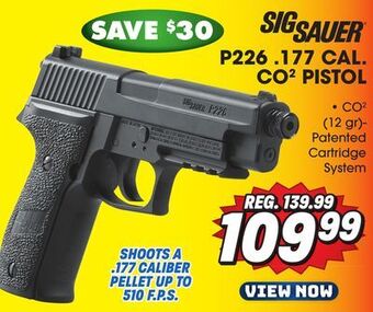 Big 5 Sig sauer p226 .177-cal. co2 semi-auto air pistol offer